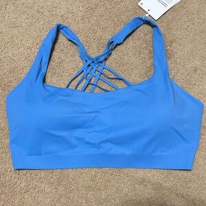 Lululemon Athletica FlexyFlex Strappy Yoga Bra D-DDD in Pool Party size L/XL